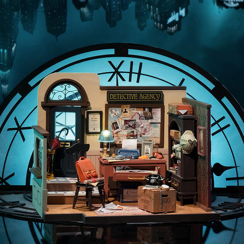 Mose's Detective Agency DIY Miniature House Kit - DIYative™
