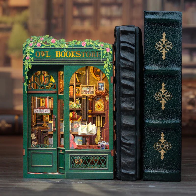 Owl Bookstore DIY Book Nook Kit - DIYative™