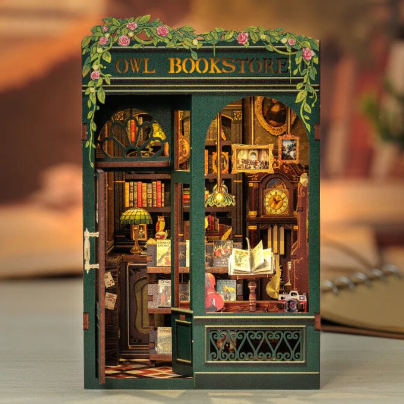 Owl Bookstore DIY Book Nook Kit - DIYative™