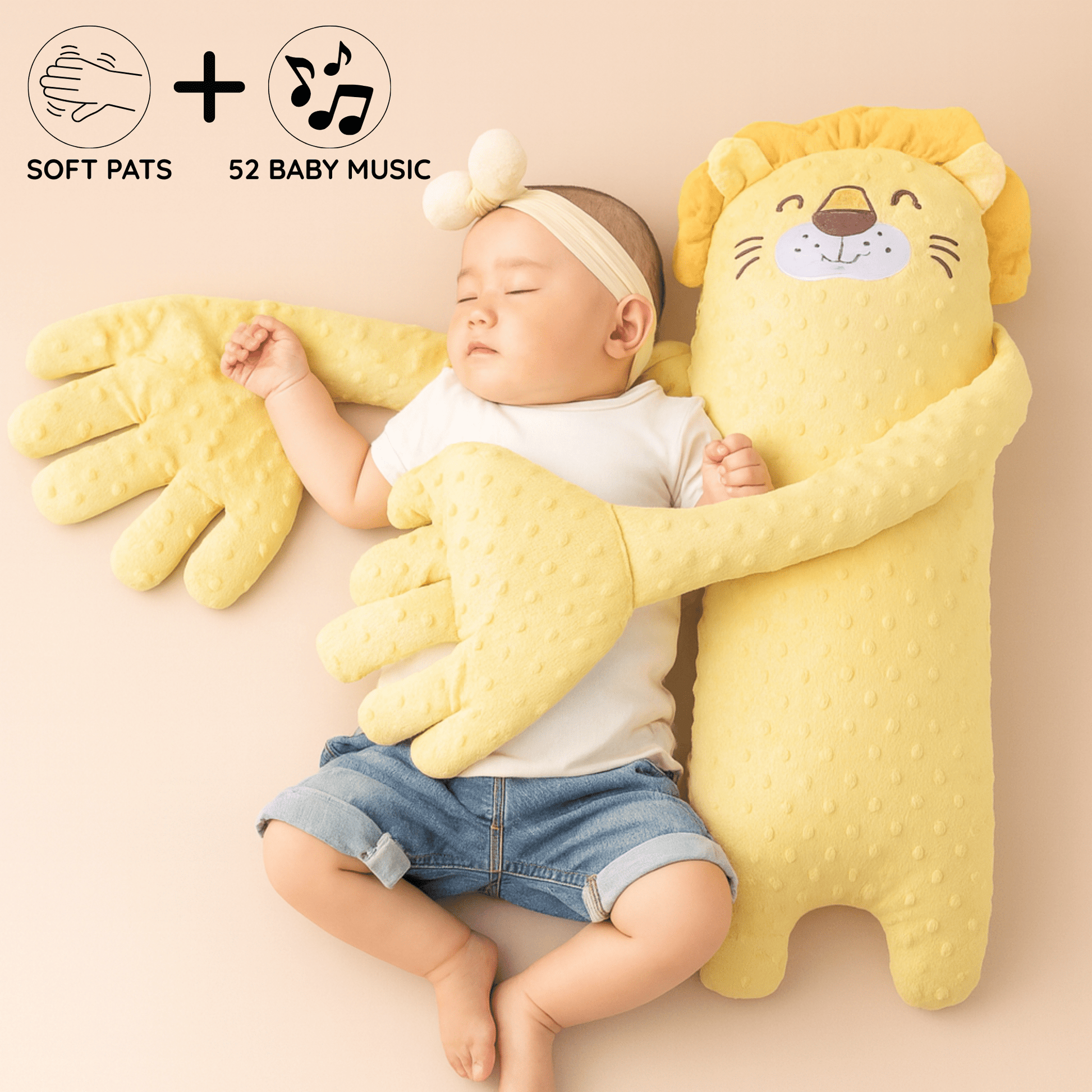 PatPat Pal: The Hugging Doll That Pats Your Baby to Sleep - DIYative™