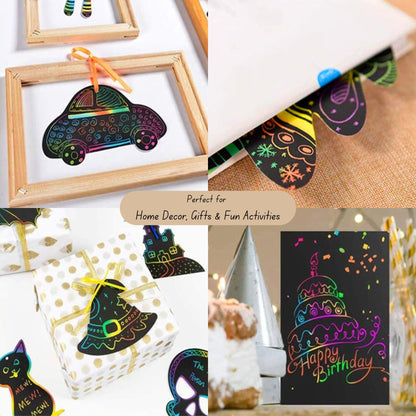 Rainbow DIY Scratch Papers - DIYative™