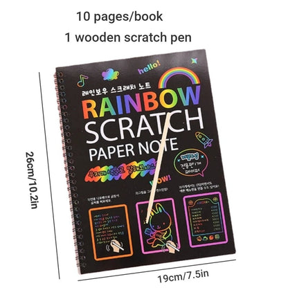 Rainbow DIY Scratch Papers - DIYative™