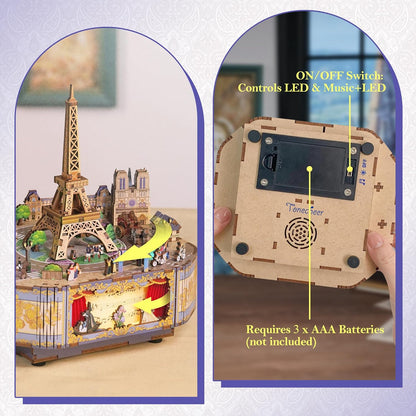 Romantic Paris DIY Music Box - DIYative™