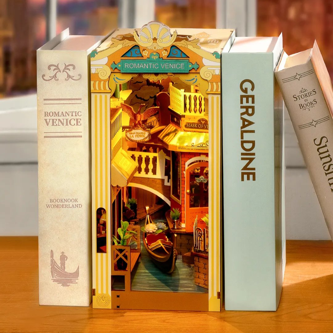 Romantic Venice DIY Book Nook Kit - DIYative™