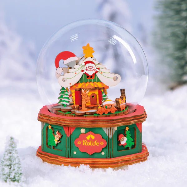 Santa's Christmas Village 3D DIY Music Box - DIYative™