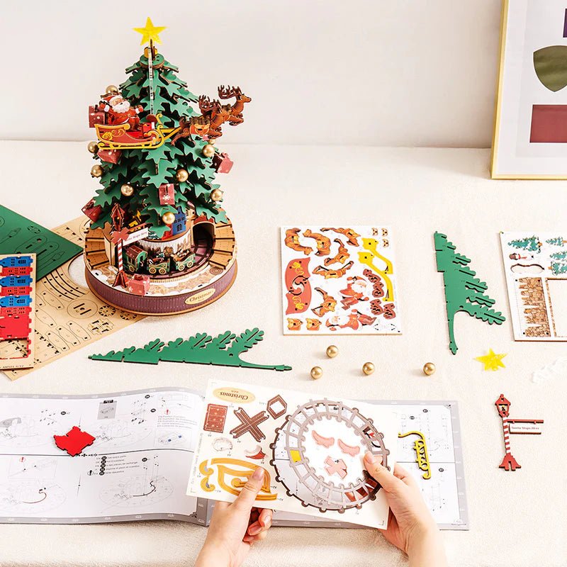 Santa's Melody Tree 3D DIY Music Box - DIYative™