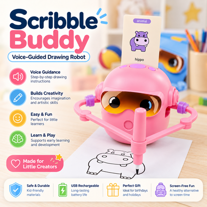 Scribble Buddy: The Voice-Guided Drawing Robot for Little Artists
