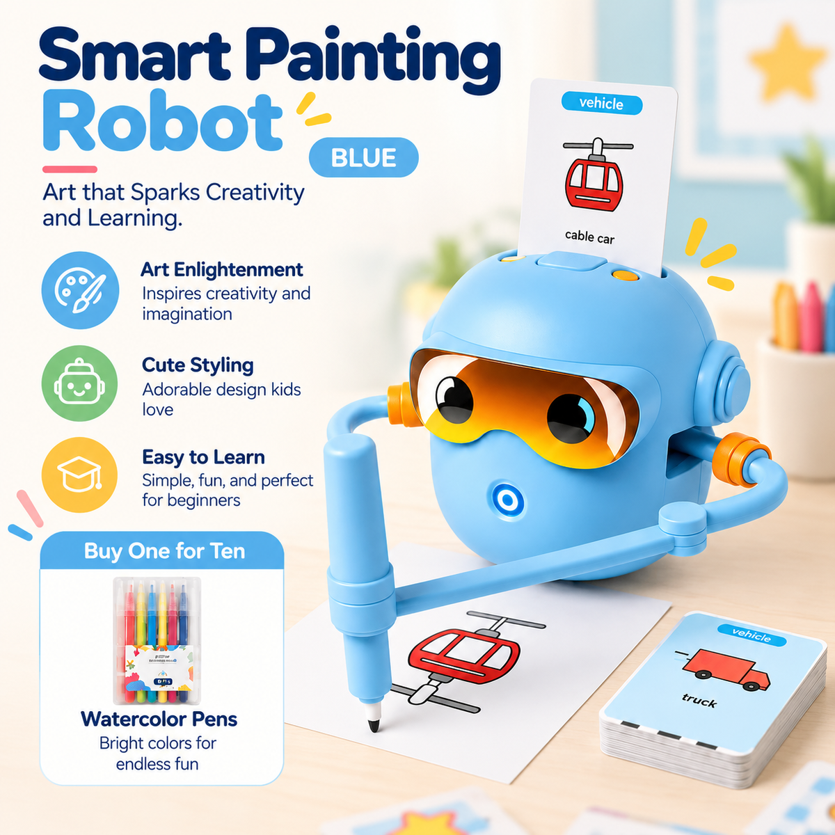 Scribble Buddy: The Voice-Guided Drawing Robot for Little Artists
