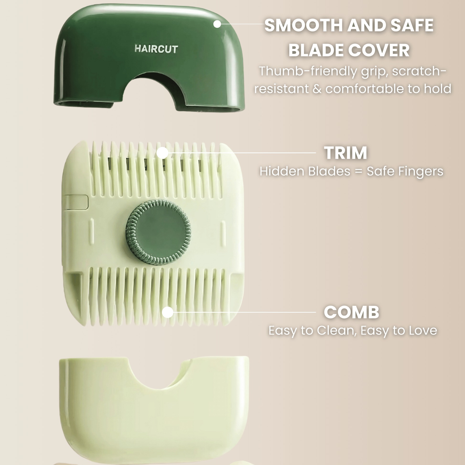 Snip - Snip Buddy: The Friendly Hair‑Cutting Comb for Kids - DIYative™