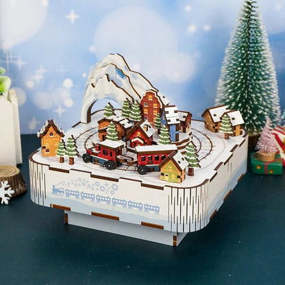 Snowy Town DIY Music Box - DIYative™