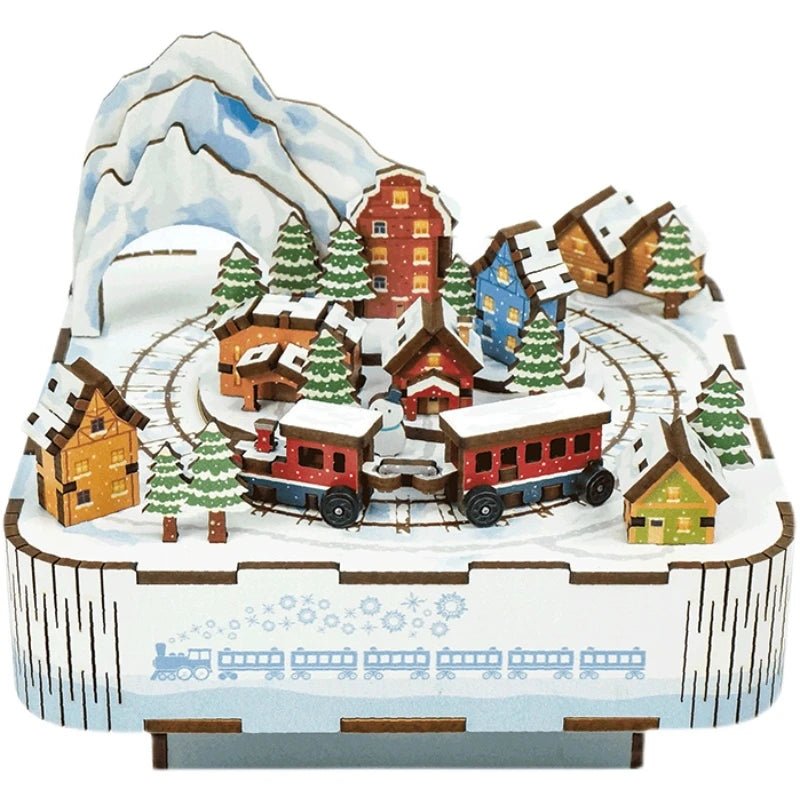 Snowy Town DIY Music Box - DIYative™