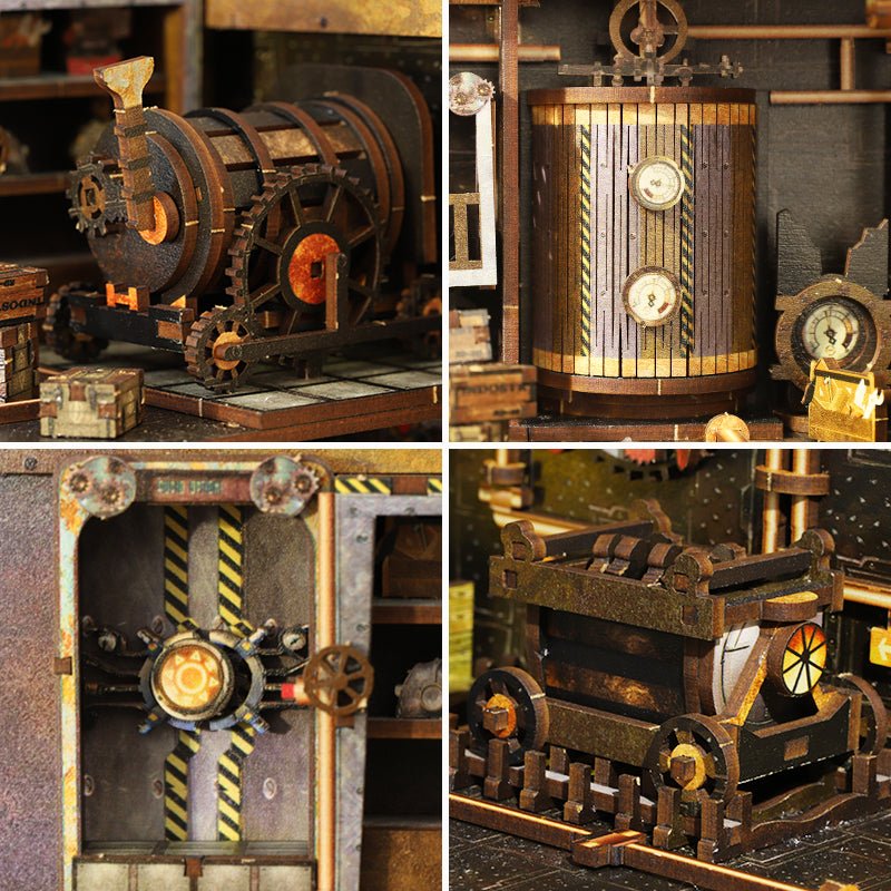 Steampunk Mechanica DIY Book Nook - DIYative™