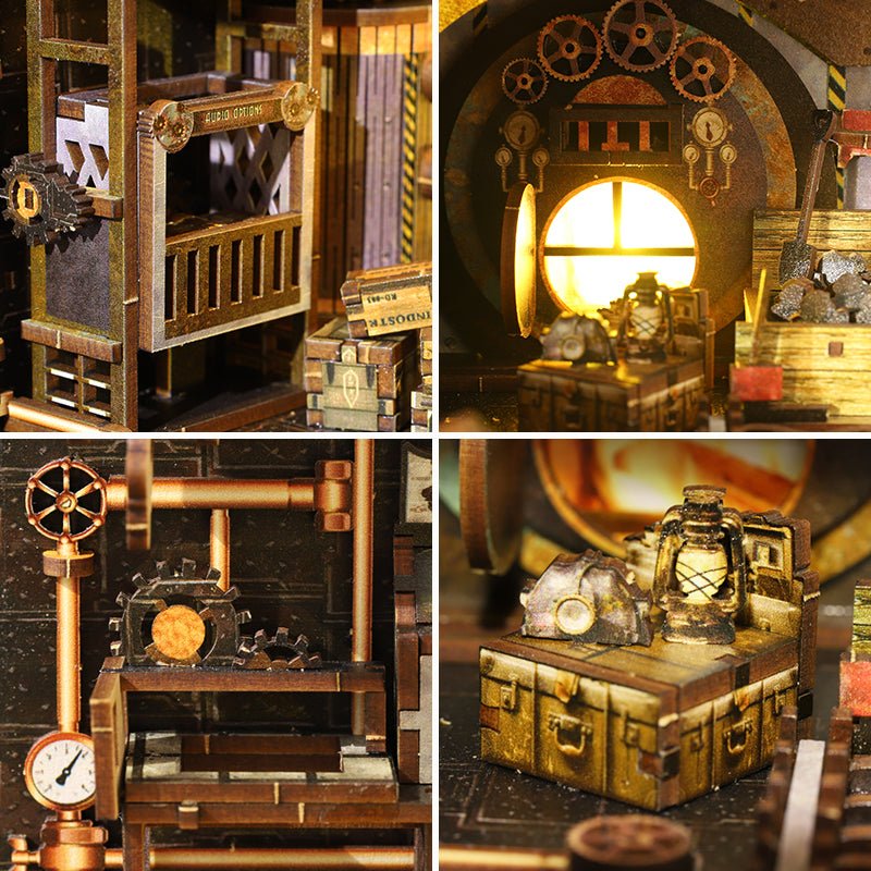 Steampunk Mechanica DIY Book Nook - DIYative™