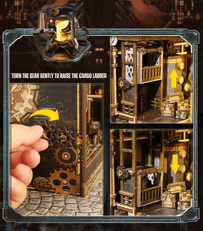 Steampunk Mechanica DIY Book Nook - DIYative™