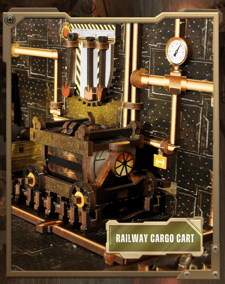 Steampunk Mechanica DIY Book Nook - DIYative™