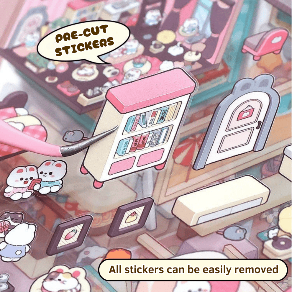 Sticker Booklet - Stick n’ Scene 3D DIY Scene Stickers Therapy – DIYative™