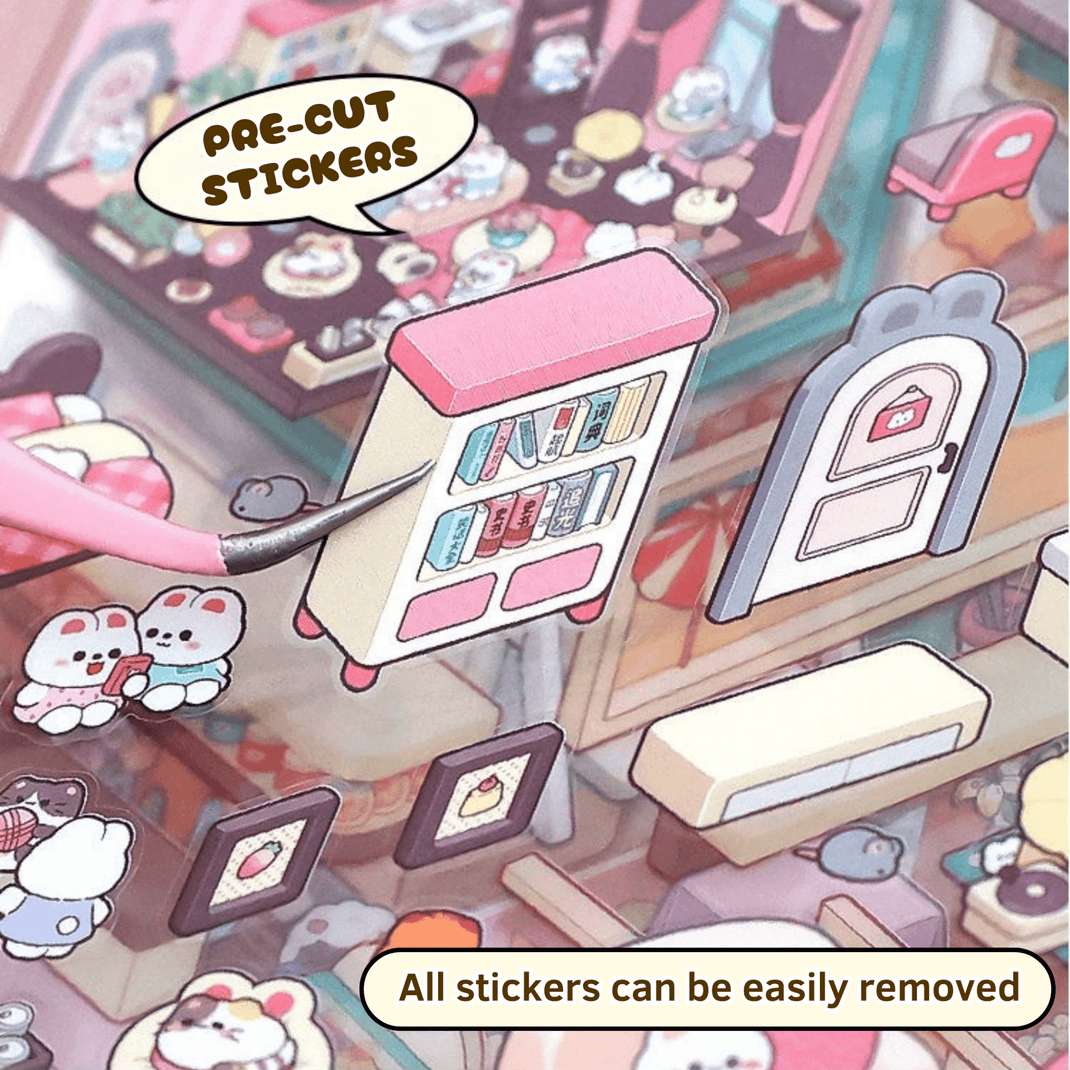 Simno Series - Stick n’ Scene 3D DIY Scene Stickers Therapy – DIYative™