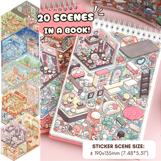 Stick n’ Scene 3D DIY Scene Stickers Therapy - DIYative™