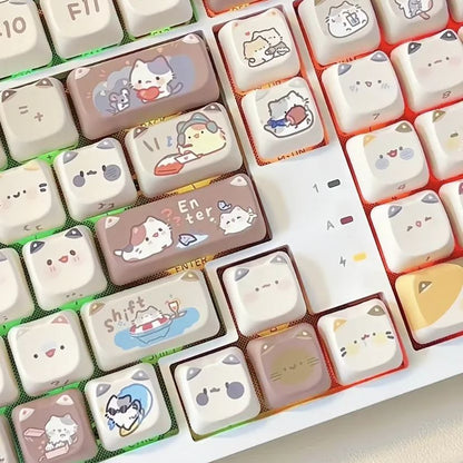 Lucky Doll Daruma DIY Keycaps