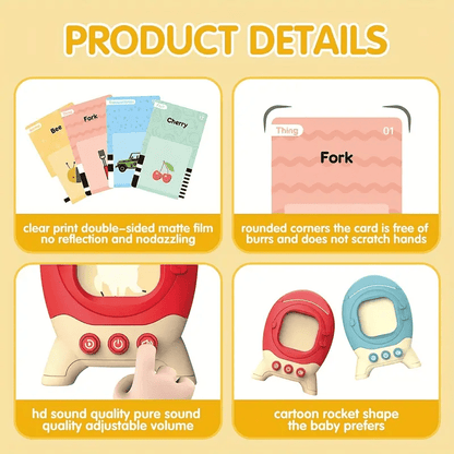 Talking Flash Cards Learning Toy - DIYative™