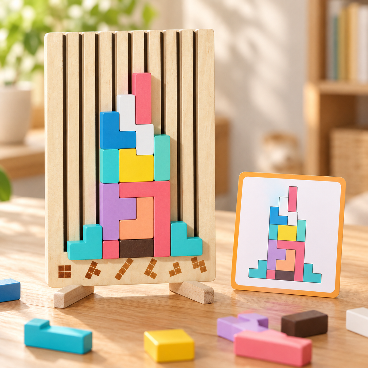 Multifunctional Tetris Wooden Children's Toys
