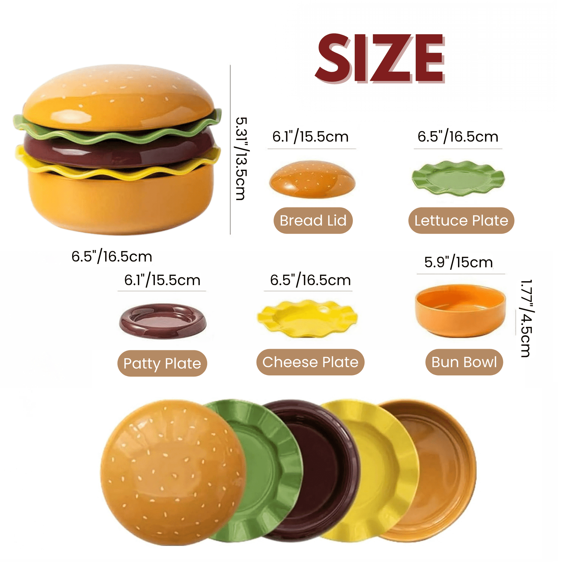 The Burger Stack Collection: Playful Ceramic Sets That Stack into a Perfect Burger - DIYative™