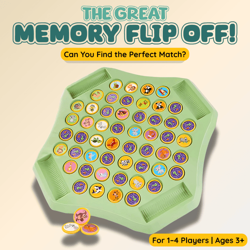The Great Memory Flip Off! – Fast - Paced Matching Game for All Ages - DIYative™
