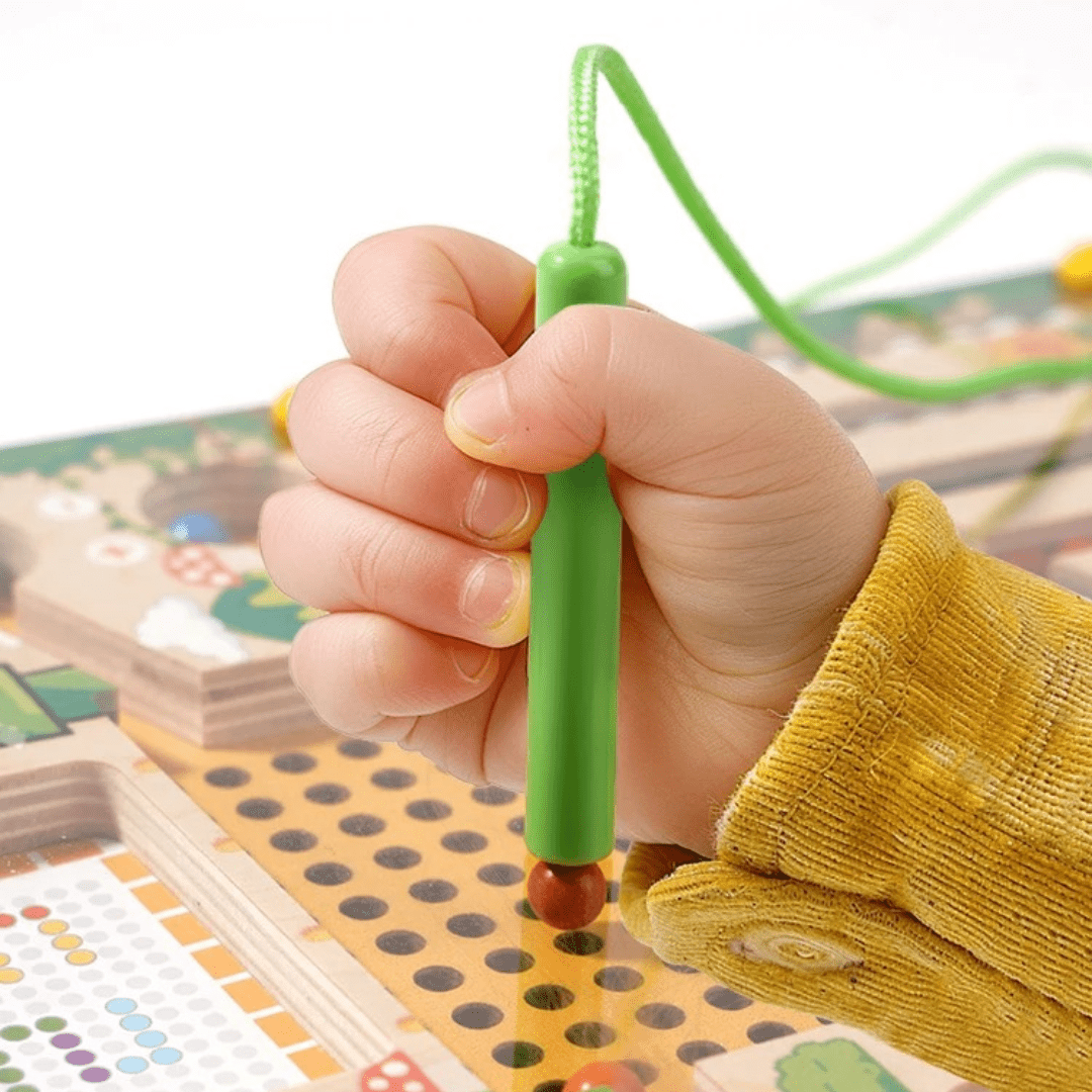 TinkerTots™ Montessori Magnetic Maze – 3 Smart Worlds of Hands - On Learning - DIYative™