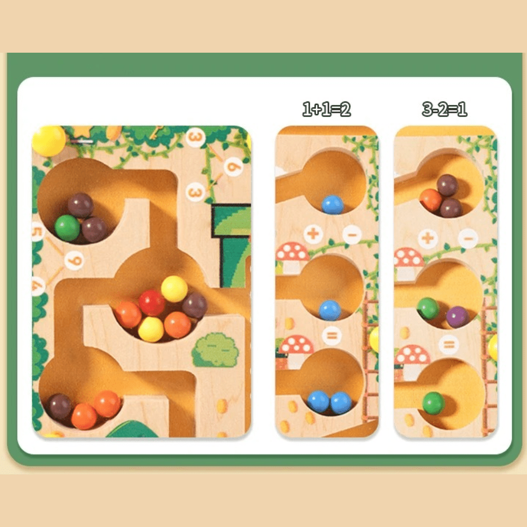 TinkerTots™ Montessori Magnetic Maze – 3 Smart Worlds of Hands - On Learning - DIYative™