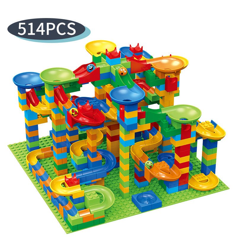 Track Slide Ball Large Particle Building Block Toys - DIYative™