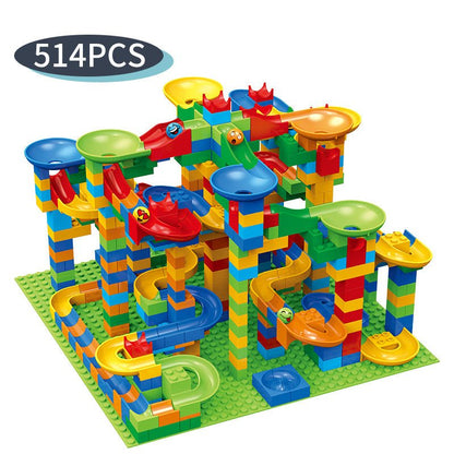 Track Slide Ball Large Particle Building Block Toys - DIYative™