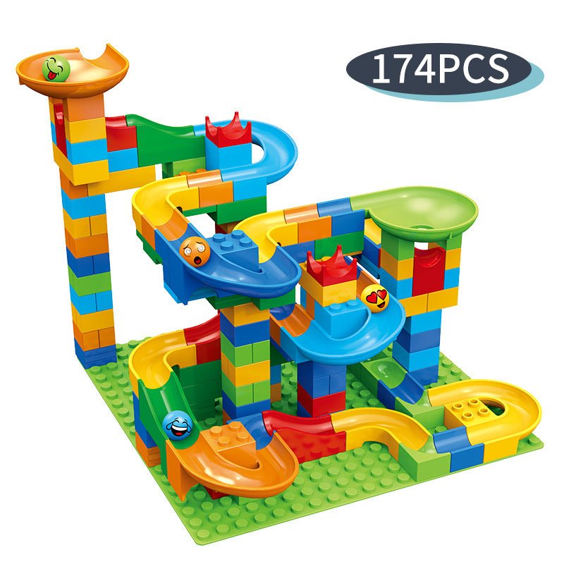 Track Slide Ball Large Particle Building Block Toys - DIYative™
