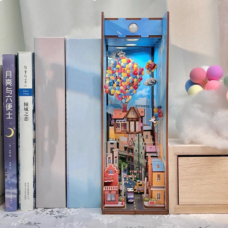 Travel UP With The Wind Book Nook - DIYative™