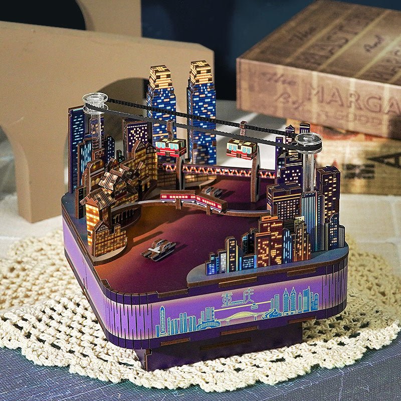 Twilight Cityscape DIY Music Box - DIYative™