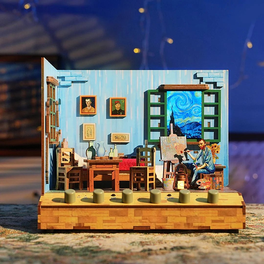 Vincent Van Gogh's Bedroom TechArt DIY Music Box - DIYative™