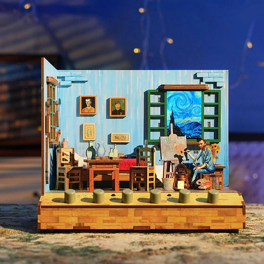 Vincent Van Gogh's Bedroom TechArt DIY Music Box - DIYative™