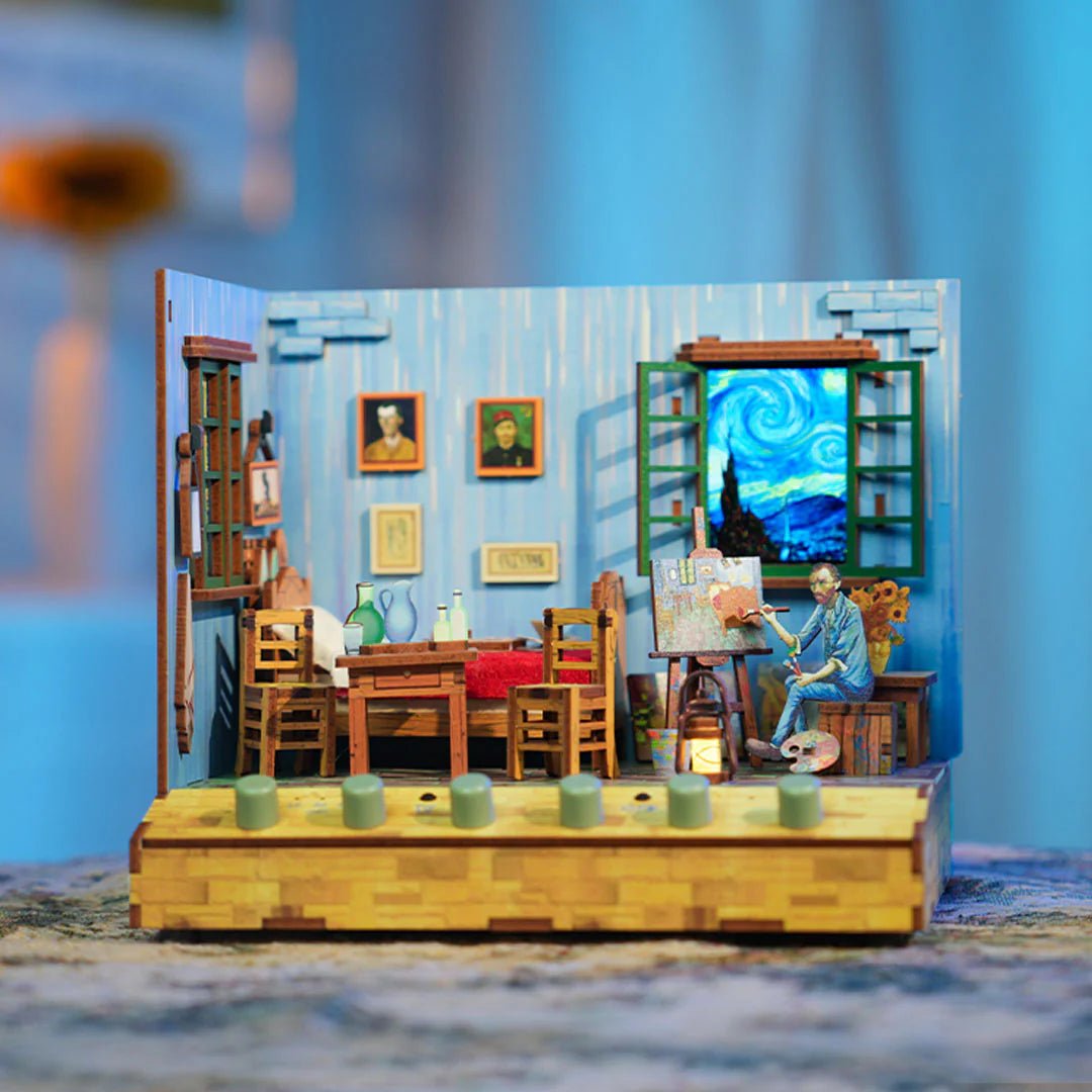 Vincent Van Gogh's Bedroom TechArt DIY Music Box - DIYative™