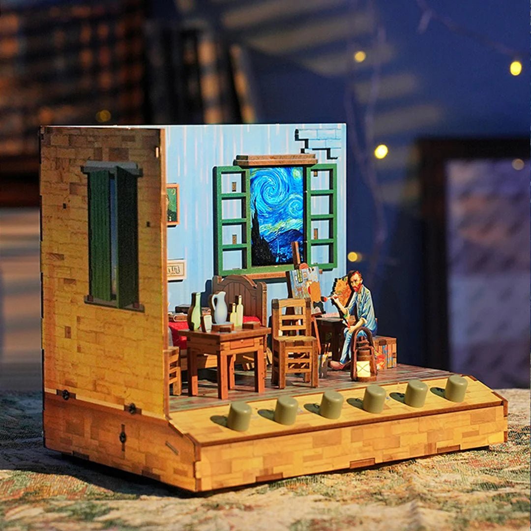 Vincent Van Gogh's Bedroom TechArt DIY Music Box - DIYative™