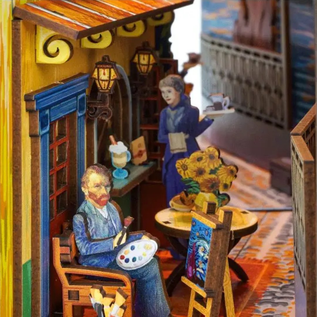 Vincent Van Gogh's World DIY Book Nook - DIYative™