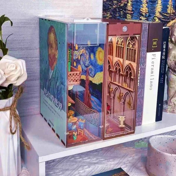 Vincent Van Gogh's World DIY Book Nook - DIYative™