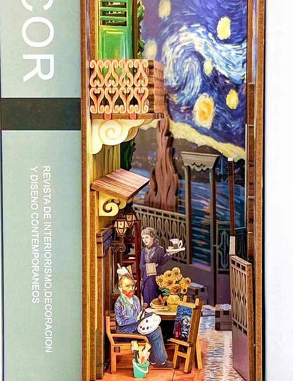 Vincent Van Gogh's World DIY Book Nook - DIYative™