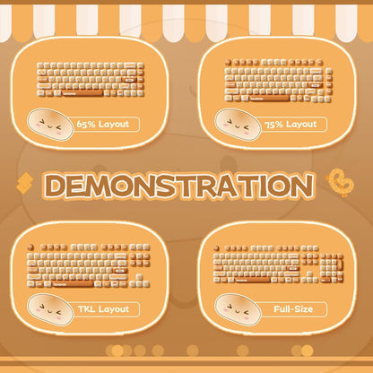 WonderBun Toasted Bread DIY Keycaps Limited Edition - DIYative™