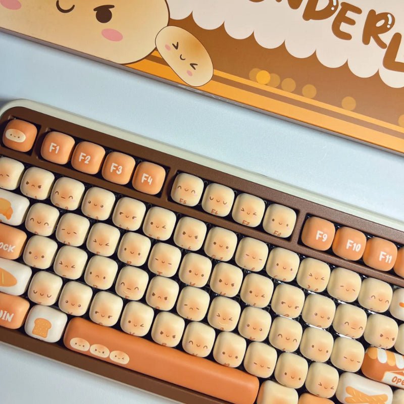 WonderBun Toasted Bread DIY Keycaps Limited Edition - DIYative™