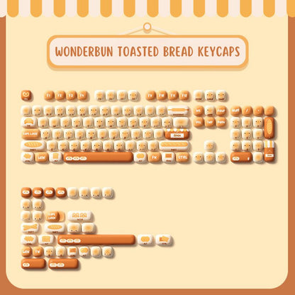 WonderBun Toasted Bread DIY Keycaps Limited Edition - DIYative™