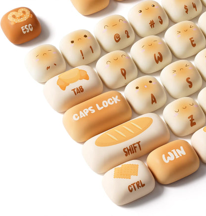 WonderBun Toasted Bread DIY Keycaps Limited Edition - DIYative™