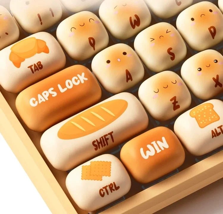 WonderBun Toasted Bread DIY Keycaps Limited Edition - DIYative™