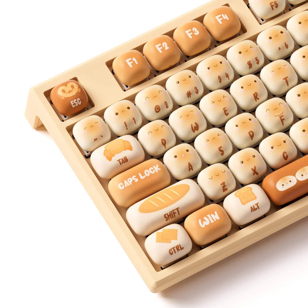 Toasted Bread Keycaps WonderBun Toasted Bread Mechanical Keyboard – DIYative™