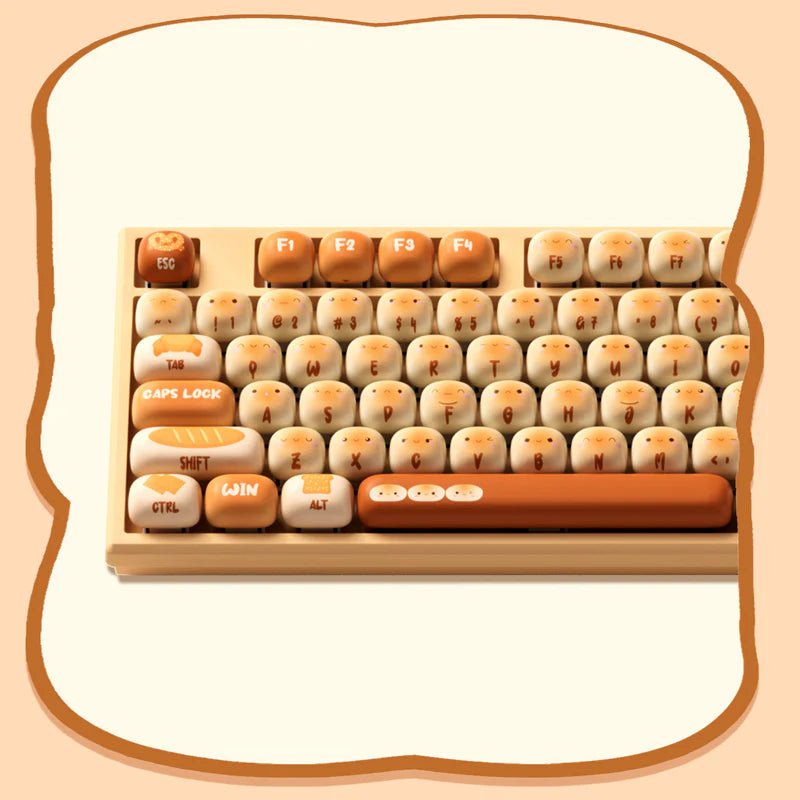Puffy Keyboard WonderBun Toasted Bread Mechanical Keyboard – DIYative™