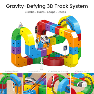 WonderRail™: The Modular 3D Train Track for Curious Little Builders ...