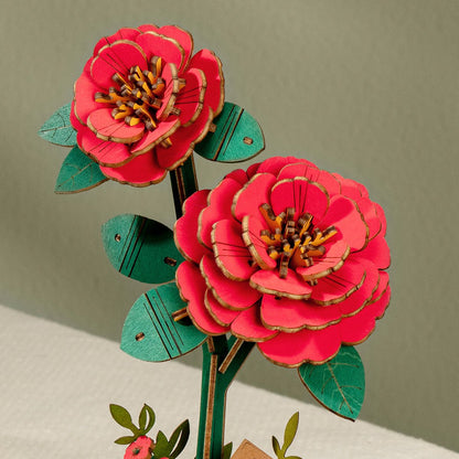 Wooden Flower Bouquet DIY 3D Puzzle - DIYative™